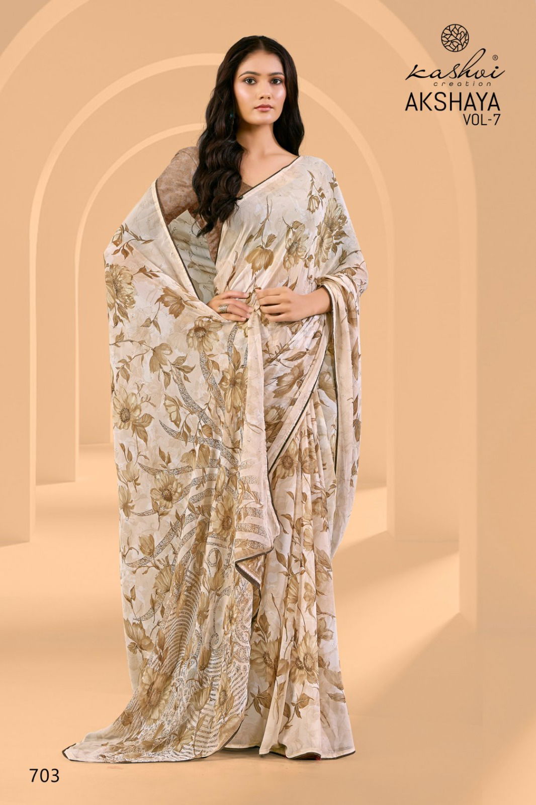 Akshaya Vol 7 By Kashvi Weightless Daily Wear Sarees Suppliers In India